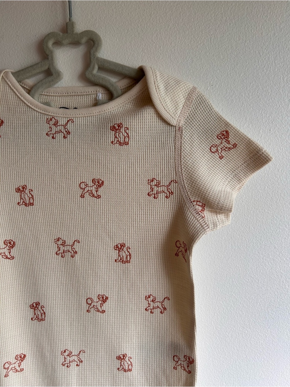 3 Short-Sleeve Onesies with Disney Lion King Simba Print